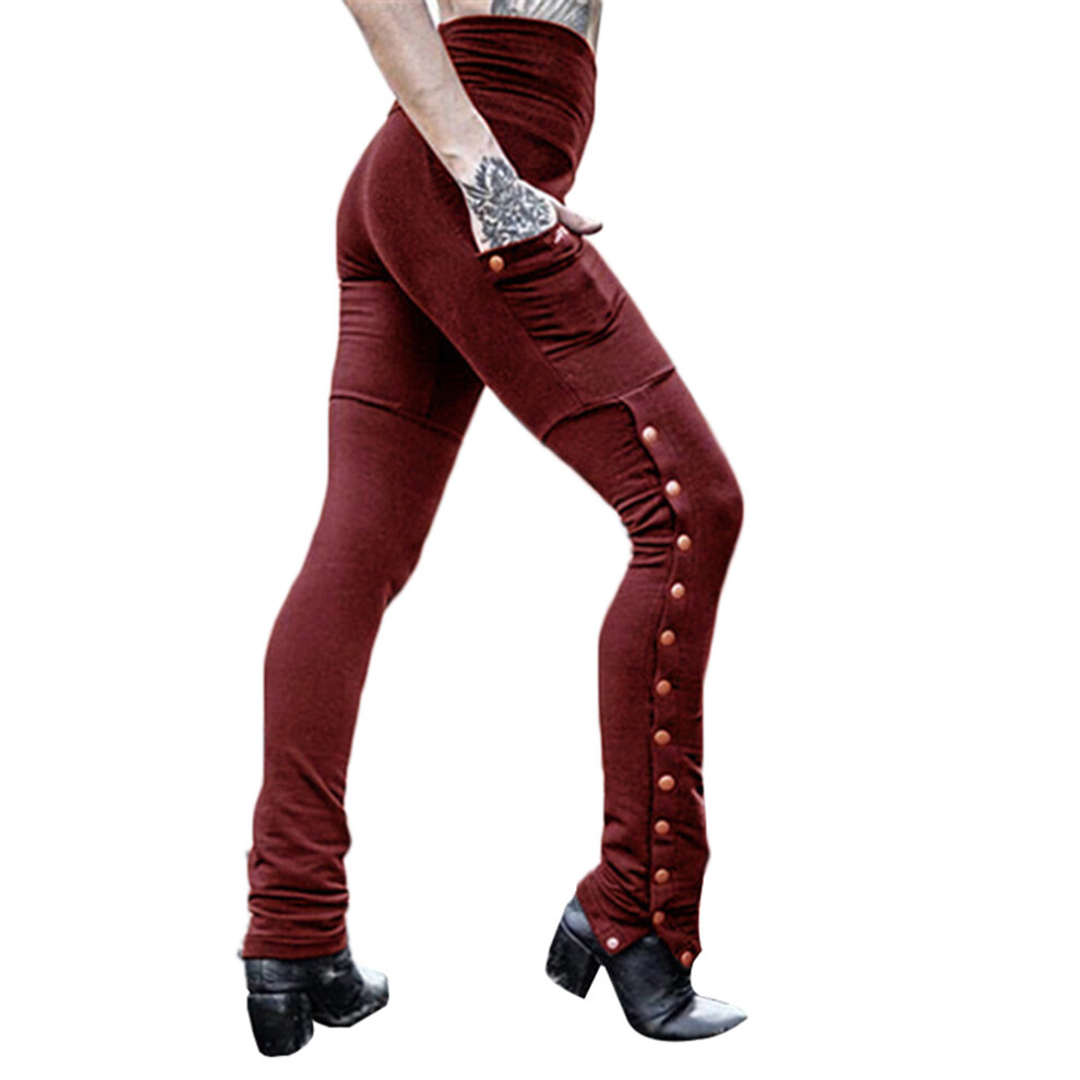 Photos - Fancy Dress (L) Gothic Steampunk Cosplay Pants