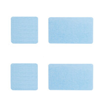 (Light Blue) Diatomite Cup Coaster - Heat & Waterproof Table Mat