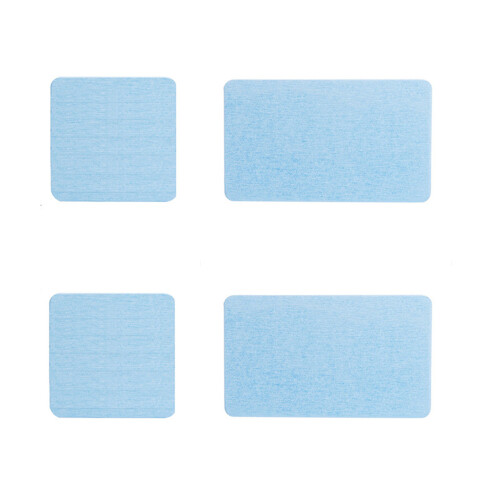 (Light Blue) Diatomite Cup Coaster - Heat & Waterproof Table Mat
