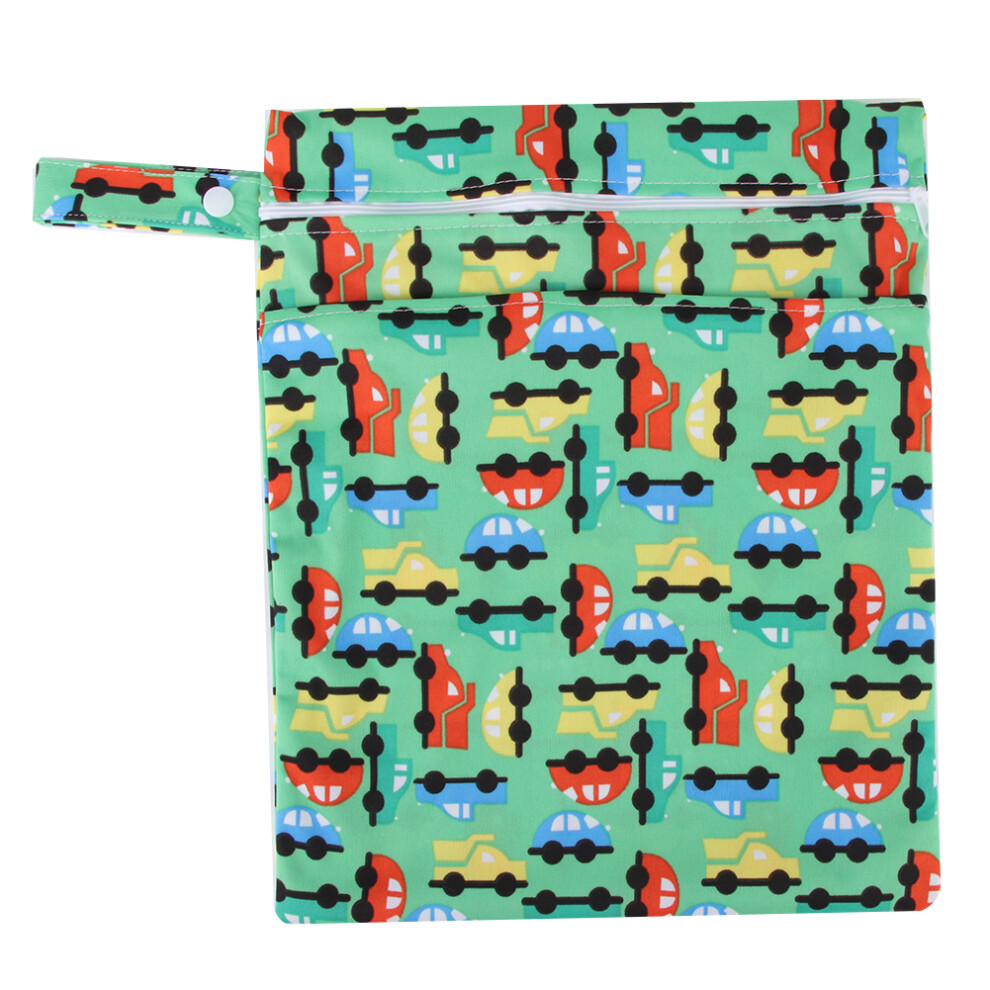 Laundry Wet Dry Bag Leak Proof Water Resistant Double Zippered Pockets Travel Baby Diaper Organizer Reusable Eco Friendly Lightweight Foldable Easy