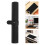 Tapis De Noir Grand Format Cuir Portable Surface Lisse 6