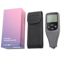 High Reliability Coating Thickness Gauge Tester Using Eddy Current Principle for Non-Ferrous Metal Inspection, Precision Instrument with Backlit LCD