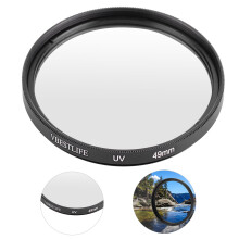 Ultraschlanker 49 mm UV Filter zum Schutz des DSLR Kameraobjektivs hohe Klarheit