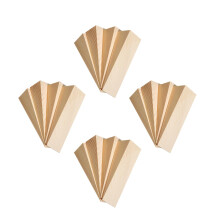 16Stk Dreieckige Holzkeile Beige Für Tür- Und Fensterstopper Zuhause