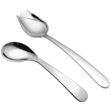 2Stk Adaptive Esslöffel Aus Silber Für Selbstständiges Essen
