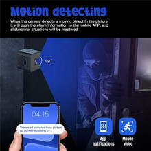 Minikamera Wireless Hidden 1080P WiFi Nanny -ÜBerwachungskameras mit Audio und Video für die Sicherheit zu Hause