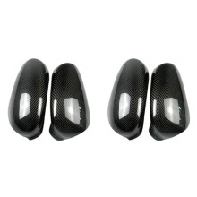 4x for Boxster Cayman 911 996 986 1997-2004 Carbon Fiber Side Rear View Mirror Cover Trim