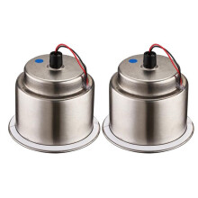 2X LED Light Drink Holder LED Recessed Stainless Steel Cup Drink Holder Cup Shape for Car Marine Boat