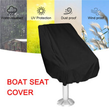 2Stück 56X 61X 64cm Boots Sitz Bezug Wasserdichter Anti UV Elastischer Marine Klapp Sitz Bezug Schiff Drehstuhl Bezug Drehen