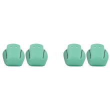2 Paire de Patins à Roulettes Protège-Embout Protecteurs PU Capuchon de Patin à Roulettes avec 4 Trous Protège-Embout Protecteurs Vert