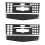 4X Car Center Console Navigation Air Conditioning Panel Cover CD Control Panel Cover for - W204 2007-2010 1