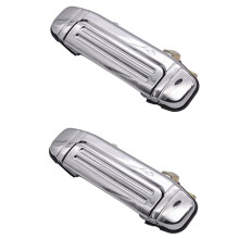 2X Poignées de Porte Extérieures Extérieures de Voiture Latérale Arrière Gauche Chrome MR156877 pour Montero Pajero V31 V32 V33 V46