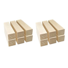 12St Basswood Carving Block för Trä Nybörjare Carving Hobby Kit DIY Carving Wood