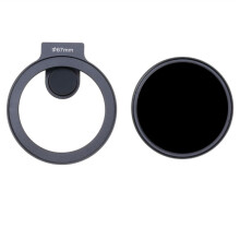 67 mm Filterklämma, Hållare, Kameralinsfilter för 16 15 14 Klämma på Telefon, ND-Filter 87HC