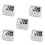 5X Digital Kitchen Timer, Large Screen Large Font Display, Magnetic Back Cooking Timer, Loud Alarm 1