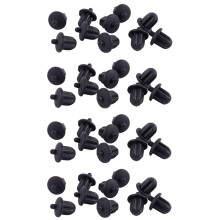 40X Housse Anti-Poussière pour Prise de Microphone Microphone Dvd Audio Jack 6,35 mm En Caoutchouc Noir