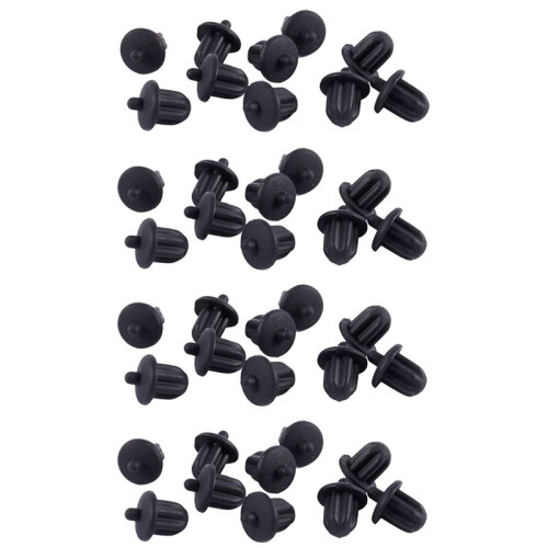 40X Black Rubber 6.35mm Audio Jack PC DVD Microphone Socket Dust Cover
