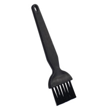 10X 6 in 1 Kunststoff Kleine Tragbare Griff Nylon Anti-Statik Bürsten Reinigungs Tastatur Bürsten Kit,, Schwarz (Reißverschluss Tasche)