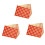3 Set 19mm Circles Round Code Stickers Self Adhesive Sticky Labels Red 1
