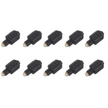 10X Optical Audio Adapter 3.5MM Female Jack to Digital Toslink Male Plug for Amplifier
