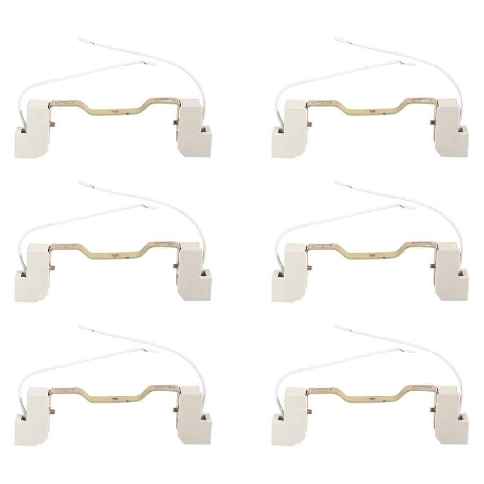 6X R7s Bulb Socket Lamp Holder Connector Metal Ceramics Handle For Flood Light, 118Mm 6032475649396