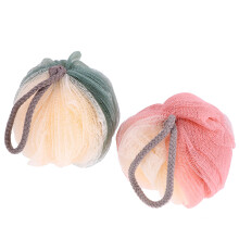 2Stk Bad Duschball Aus Pe, Farbige Shower Poufs, Hautfreundlich