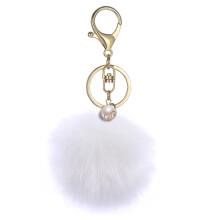 1Fluffy Ball Clé Pendentif Décoratif