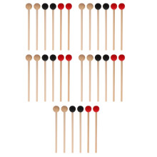 15Paare Praktische Holz Drum Mallets Bunt Für Percussion Instrumente