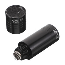 Precisie Cue Tip Shaper Zwart Aluminium Pool Cue Reparatie Tool