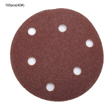Brushed Piece Sanding Discs, Fast Material Removal Anti Static Flocking Sandpaper Aluminum Oxide Abrasive Strong Dust Absorption Effect for Wood