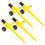 12Stk Gelbe Sprinkler Stakes App+kupfer Garten Bewässerung Einstellbar 2
