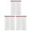 12Sheets Light Brown Water Transfer Waterproof Eyebrow Shape Stickers 2
