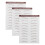 12Sheets Light Brown Water Transfer Waterproof Eyebrow Shape Stickers 3