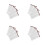 12Sheets Light Brown Water Transfer Waterproof Eyebrow Shape Stickers 5