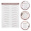 12Sheets Light Brown Water Transfer Waterproof Eyebrow Shape Stickers 10
