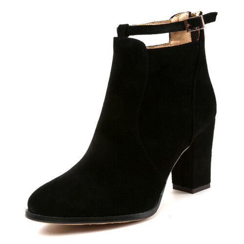 1Paar Dames Booties Zwarte Comfortabele 1