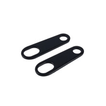 2X Schwarze Nebelkopflampen-Schockhalterungen für Motorräder Custom Bobber Australien