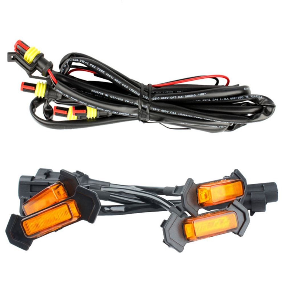 Stylish Lens For Vehicle Lighting, Super Bright Lighting Output With Enhance Visibility And Safety And Plug And Play Installation, Led Amber/Yellow 9365509870204