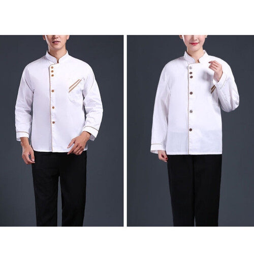 Veste De Chef Longues Respirante Et Résistante 2