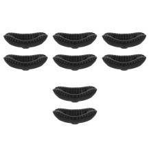 8Pièces Coussin De Menton Noir À Fixation Rapide Pour Casque Hockey