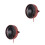 2Pièces Ventilateur Silencieux Rouge USB Pour Angle Ajustable 4
