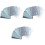 3Pièces Papier Bricolage Bleu Pour Décoration Projets DIY 4
