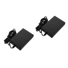 2Stk Sustain Pedal Schwarz Für Keyboard & Digitalpiano Mit Midi Kabel