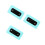 3Pcs Paddleboard Fin Slot Patch PVC Replacement Connectors Light Green 5