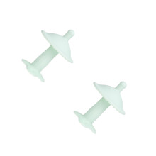 2Pièces Sucettes Bébé Silicone Vert Tétine Douceur Mordu