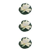 3St Waterlotus Licht Wit Drijvend Romantisch Feestdecoratie LED Lamp