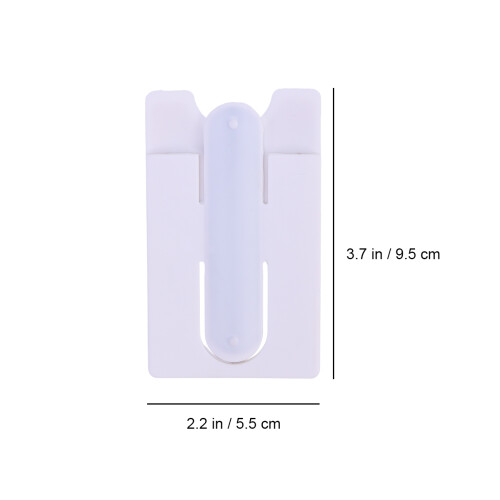 3Pièces Porte-Cartes Smartphone Silicone Support Intégré 1