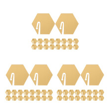 60St Gouden Drinktags Herbruikbare Wijnglazemarkers Voor Feesten