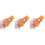 3Pcs Home Use Orange with Key Chain Flying Launcher 3