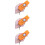 3Pcs Home Use Orange with Key Chain Flying Launcher 7